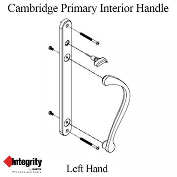 Active Interior Thumb Cambridge Handle Set - PVD Oil Rubbed Bronze